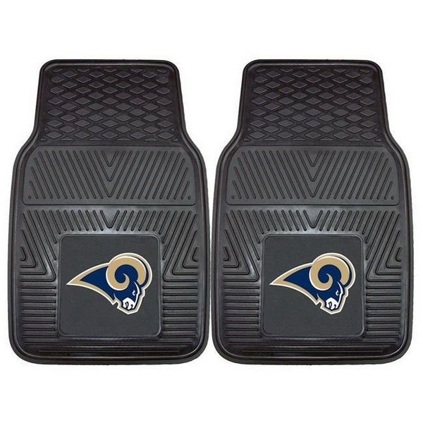 Fanmats Los Angeles Rams Car Mats Heavy Duty 2 Piece Vinyl 4610408906